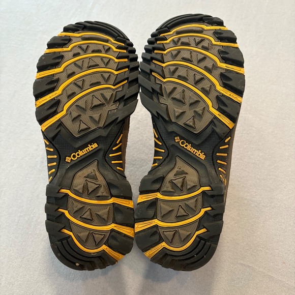 Columbia Men's Waterproof Hiking Boots Brown Suede‎ Mesh Size 7 BM3444-231 - Picture 15 of 16